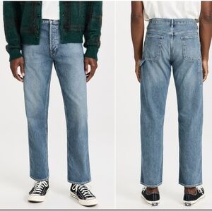 New Re/Done Modern Painter Faded Barn House Indigo Jeans